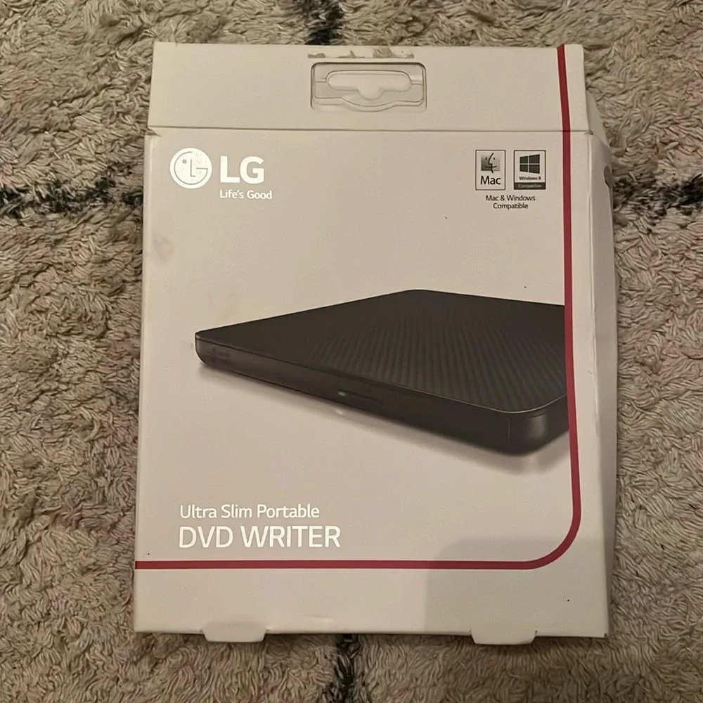 LG Ultra Slim Portable DVD Writer - Picture 1 of 4